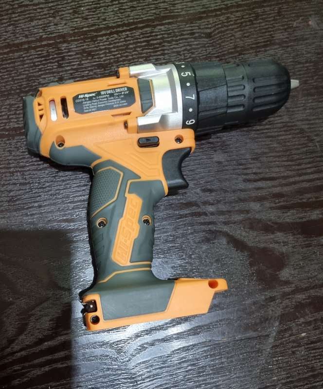 Hi-Spec 18V Cordless Drill for Home & Garage DIY (for parts or repair)