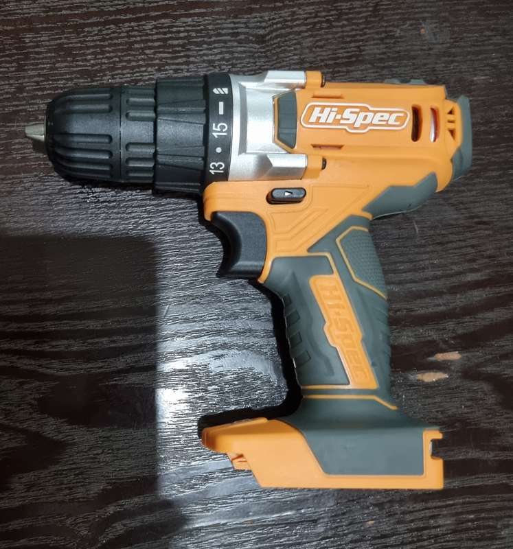 Hi-Spec 18V Cordless Drill for Home & Garage DIY (for parts or repair)
