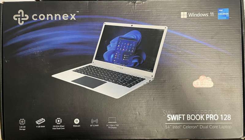 Connex - (4 GB/128 GB SSD/Windows 11 Home) L1430-PRO- (Parts or Repairs-Blank Screen)