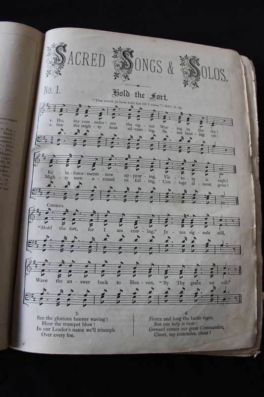 SACRET SONGS AND SOLOS. 750 Pieces. Compiled and sung by Ira D. Sankey.