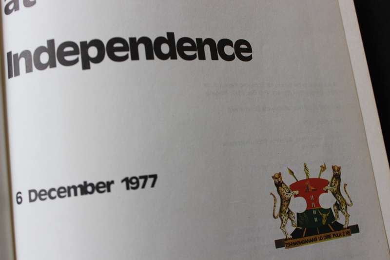 BOPHUTHATSWANA AT INDEPENDENCE. Publication of Bureau for Economic Research re Bantu Development.