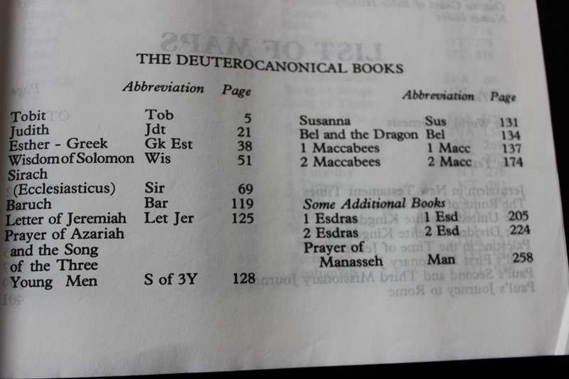 GOOD NEWS BIBLE with Deuterocanonical Books.