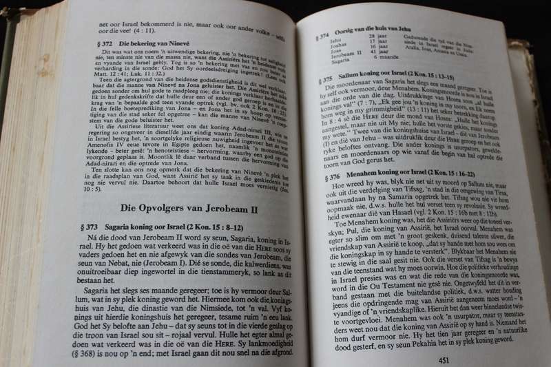 HANDBOEK BYBELSE GESKIEDENIS. Die Ou Testament. Dr. J.H. Kroeze.