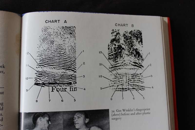THE MARKS OF CAIN. Jürgen Thorwald. (Detection of crime from fingerprint and bullet)