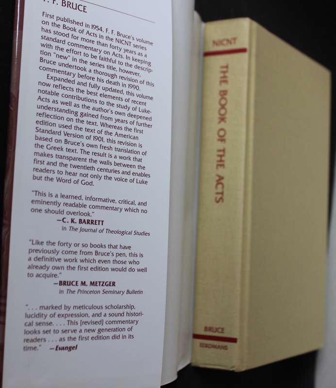 THE BOOK OF THE ACTS. (Revised). F.F. Bruce. (The New International Commentary on the New Testament)