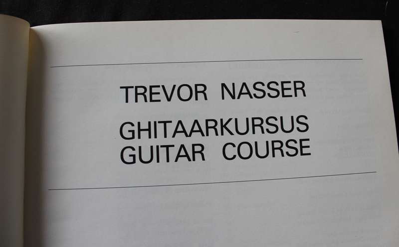 TREVOR NASSER. Ghitaarkursus / Guitar Course.