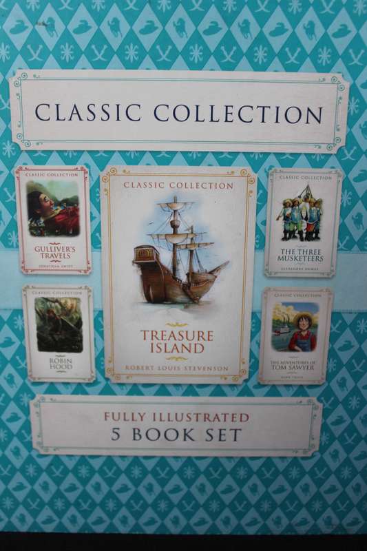 CLASSIC COLLECTION. Fully illustrated. 5 Books,Slipcase. ISBN: 978178171783 Abridged Gulliver's Trav