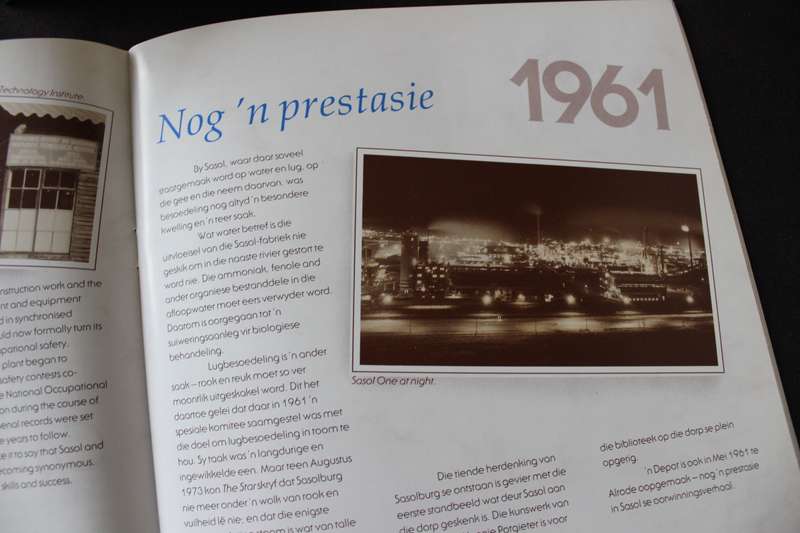 40 YEARS OF SASOL. 1950-1990. Sasol News Vol. 3 No 1.