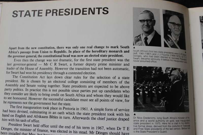 SOUTH AFRICAN GOVERNMENT by Anthony Hocking. No. 4 in MacDonald Heritage Library Series.