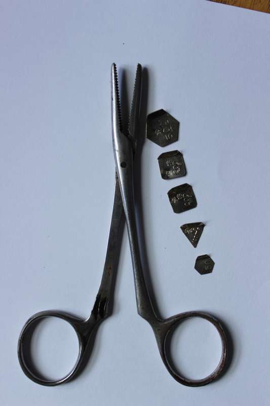 VINTAGE Travelling Apothecary / Jeweller's Beam SCALE with Weights.