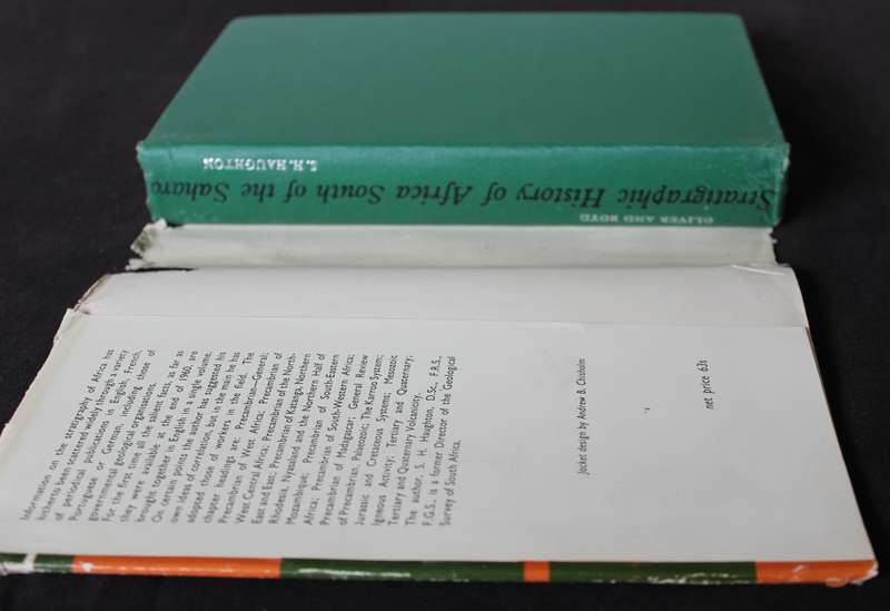 STRATIGRAPHIC HISTORY OF AFRICA SOUTH OF THE SAHARA by S.H. Haughton.
