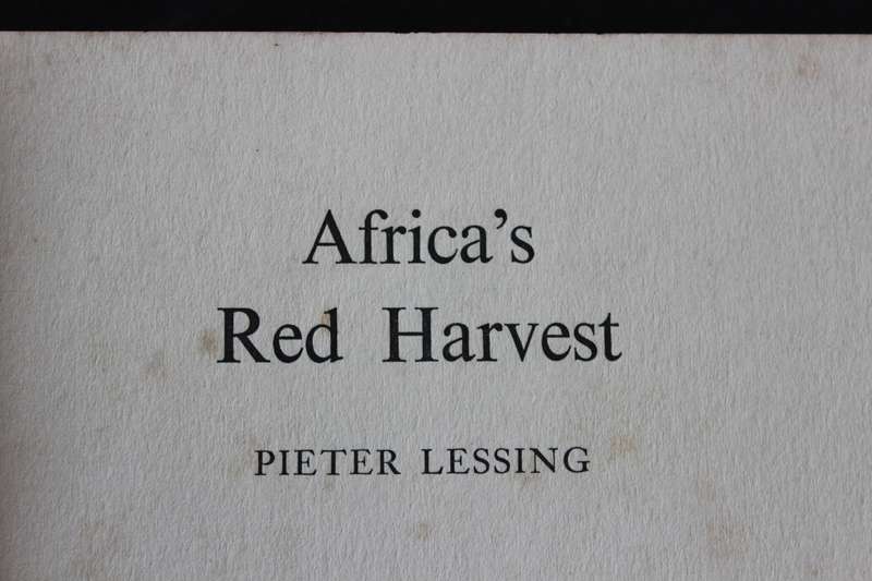 AFRICA'S RED HARVEST by Pieter Lessing.