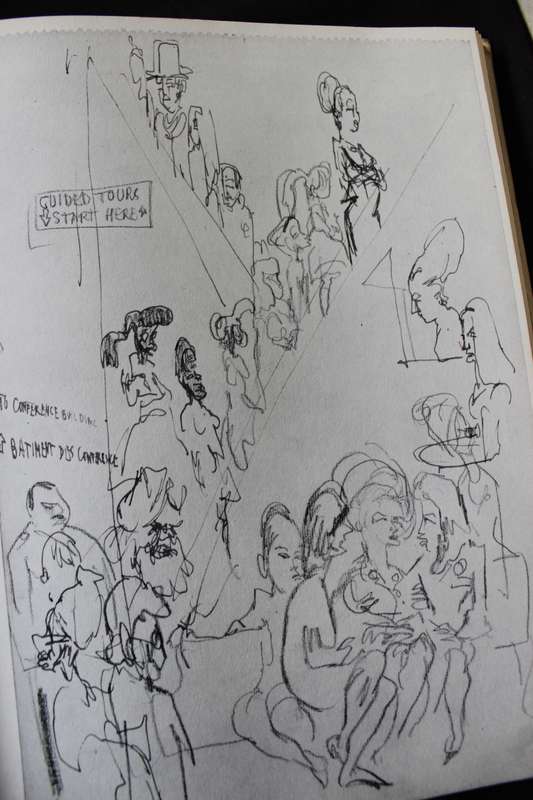 THE UNITED NATIONS SACRED DRAMA by Conor Cruise O'Brien and Feliks Topolski.
