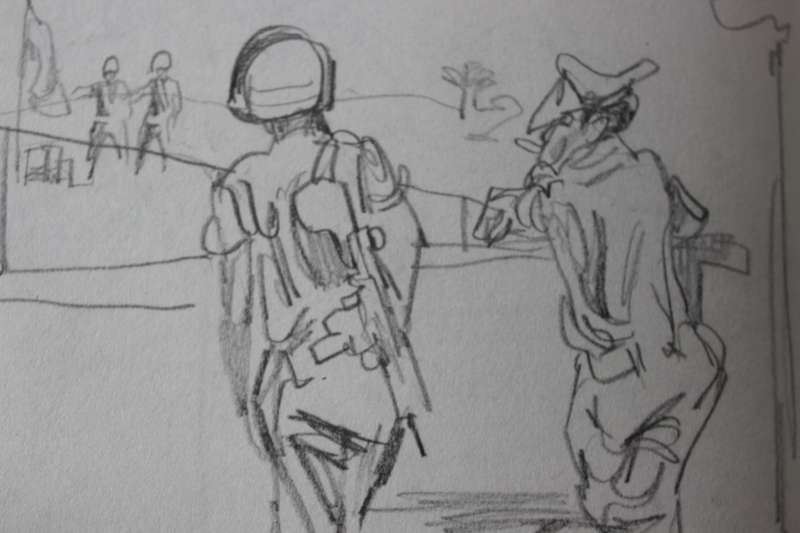 THE UNITED NATIONS SACRED DRAMA by Conor Cruise O'Brien and Feliks Topolski.