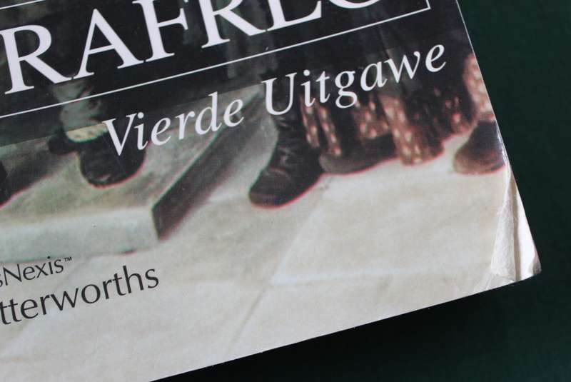 STRAFREG (Vierde Uitgawe) deur C.R. Snyman.