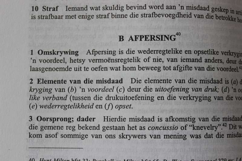 STRAFREG (Vierde Uitgawe) deur C.R. Snyman.