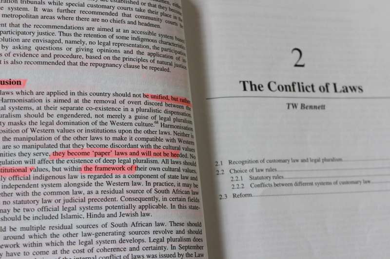 INTODUCTION TO LEGAL PLURALISM in South Africa. Part 1. Customary Law. Bekker/Labuschagne/Vorster