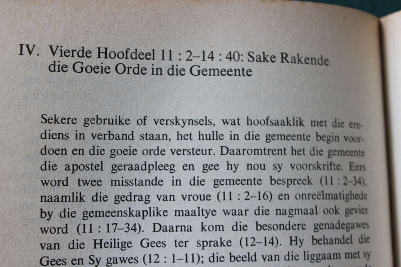 DIE EERSTE BRIEF AAN DIE KORINTHIËRS verklaar deur Dr. E.P. Groenewald.