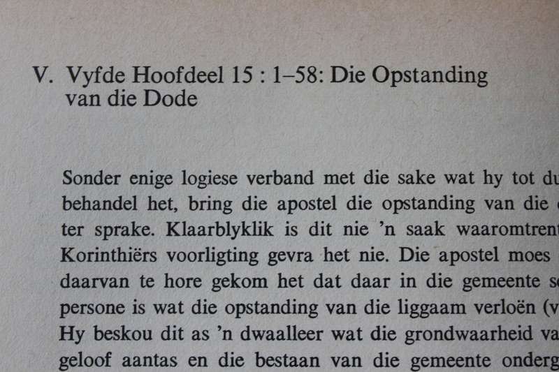 DIE EERSTE BRIEF AAN DIE KORINTHIËRS verklaar deur Dr. E.P. Groenewald.