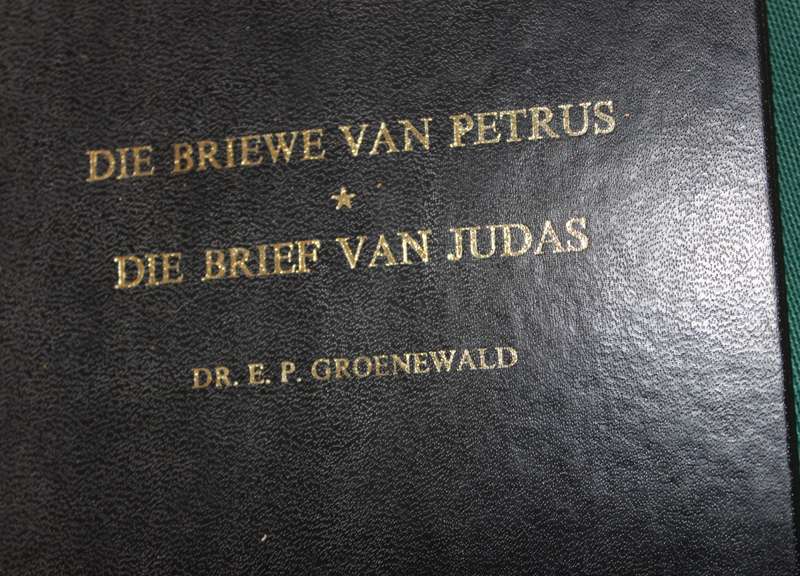 DIE BRIEWE VAN PETRUS. DIE BRIEF VAN JUDAS verklaar deur Dr. E.P. Groenewald.