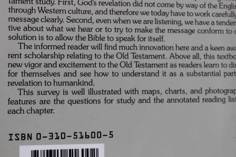 A SURVEY OF THE OLD TESTAMENT. Andrew E. Hill & John H. Walton.
