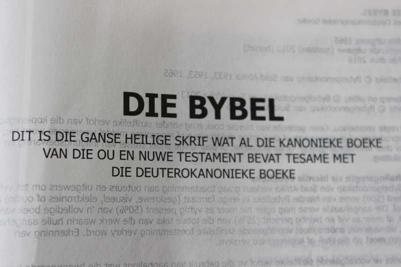 DIE BYBEL 1933/1953-vertaling met Deuterokanonieke Boeke.