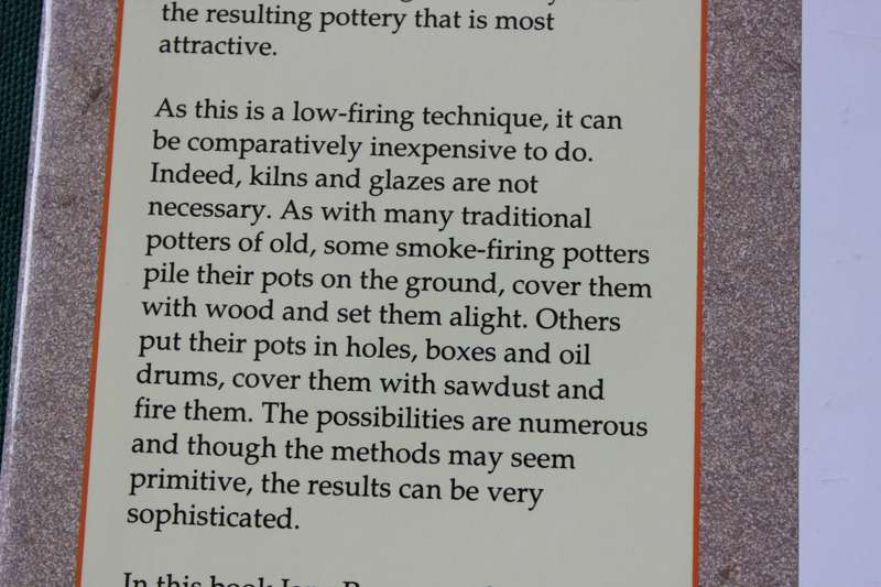 SMOKE-FIRED POTTERY. Jane Perryman.