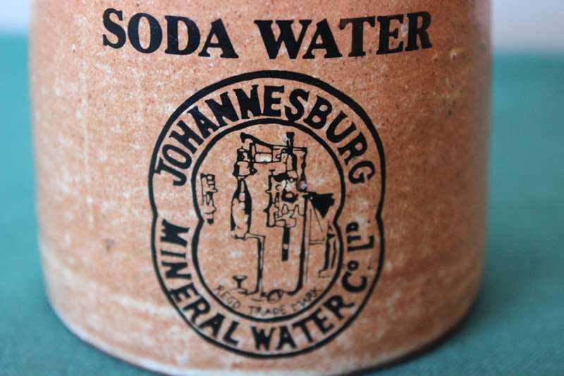 SODA WATER STONEWARE SMALL CASK.