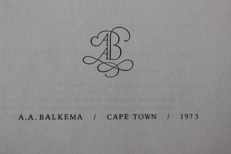 THE LETTERS OF LADY ANNE BARNARD to Henry Dundas. Edited by Dr. A. M. Lewin Robinson. (Balkema 1973)