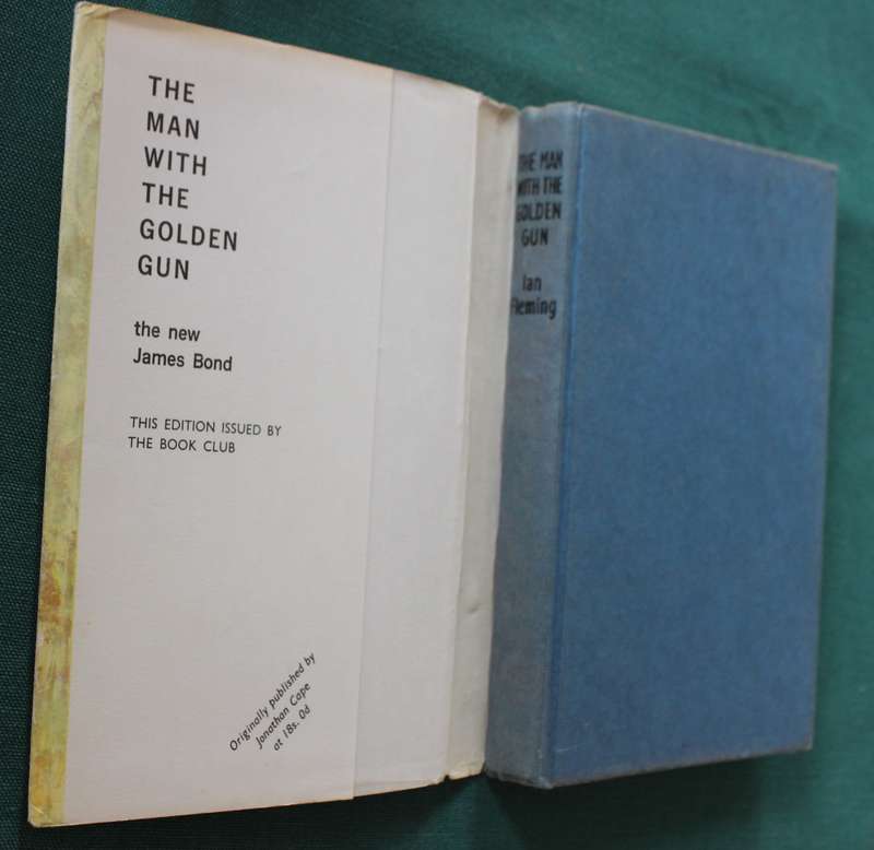 THE MAN WITH THE GOLDEN GUN by Ian Fleming. Book Club edition.
