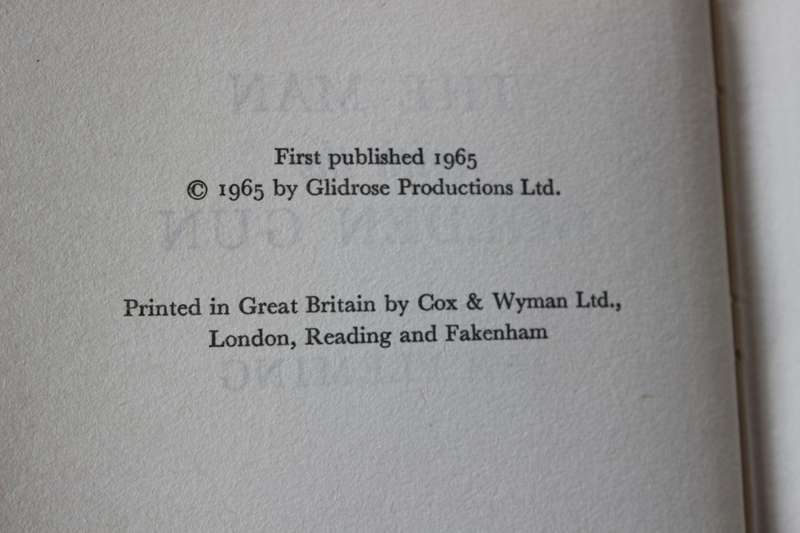 THE MAN WITH THE GOLDEN GUN by Ian Fleming. Book Club edition.