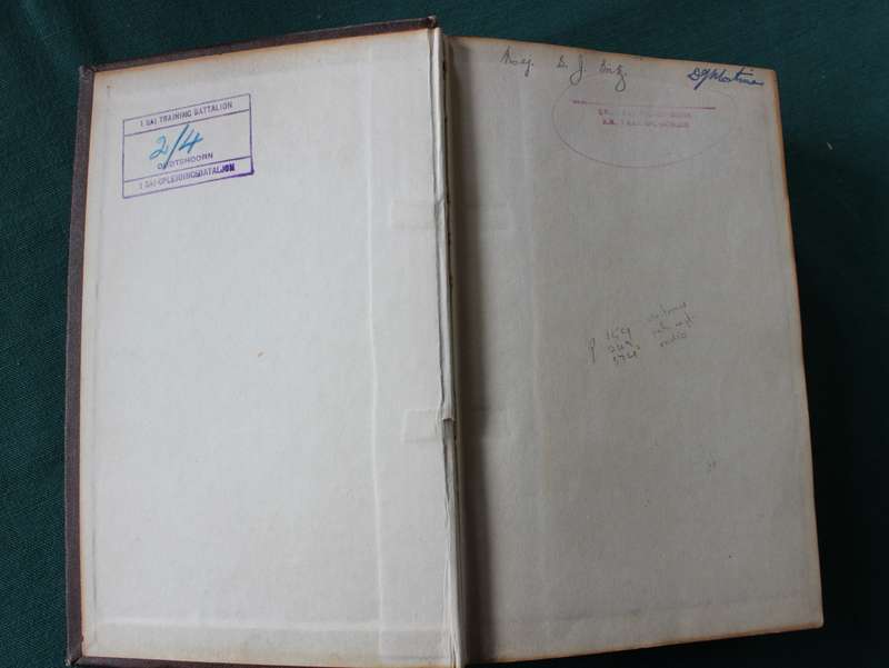 WEERMAGSWOORDEBOEK. Engels-Afrikaans. Die Staatsdrukker Pretoria 1954.