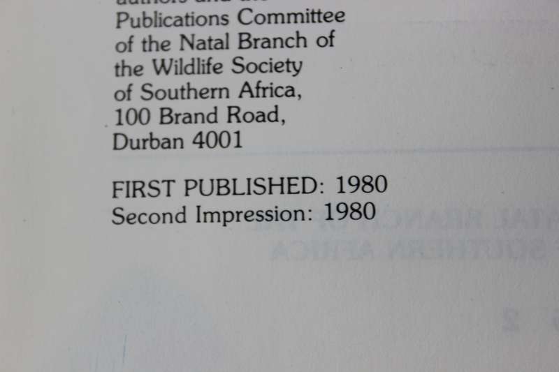 A FIELD GUIDE TO THE NATAL DRAKENSBERG. (A wildlife handbook) Pat Irwen.