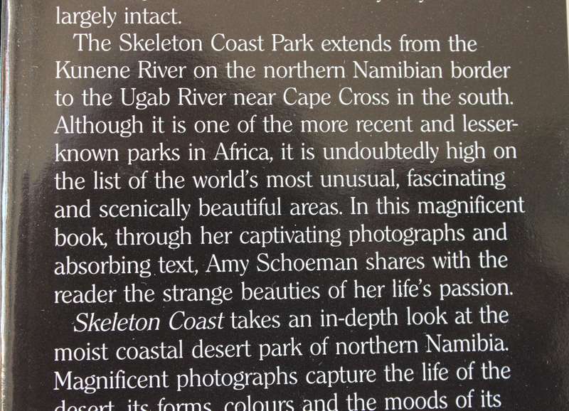 AMY SCHOEMAN. SKELETON COAST. (Skeleton Coast of Namibia)
