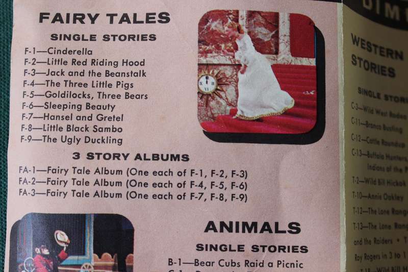 TRU-VUE. 3-Dimension Viewer with 5 Picture Story Cards in 3-Dimension. Vintage in Original Box.