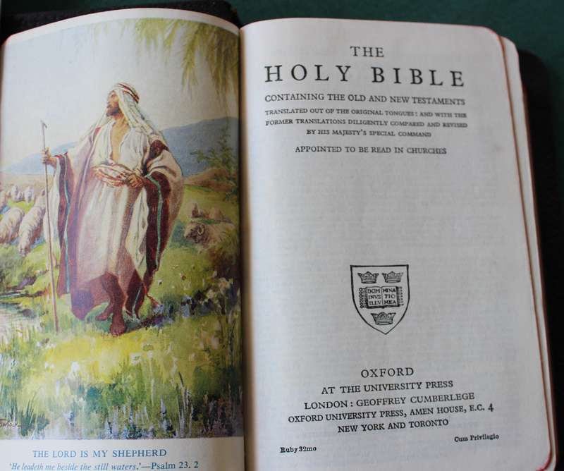 HOLY BIBLE. (In slipcase) King James Version.