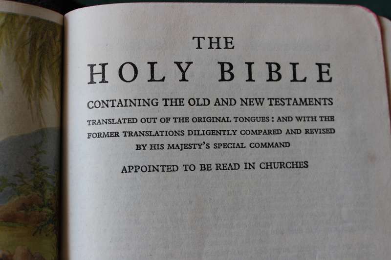 HOLY BIBLE. (In slipcase) King James Version.