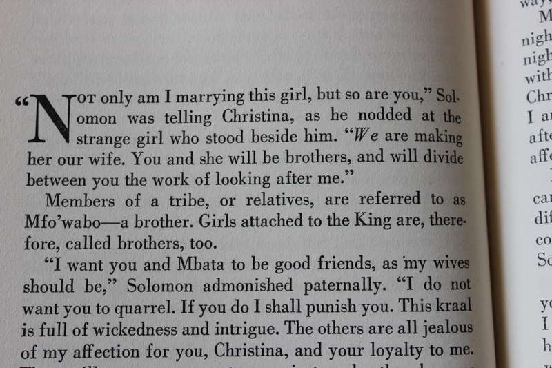 ZULU WOMAN. Christina, First Wife of Solomon, King of the Zulus. Rebecca Hourwich Reyher.