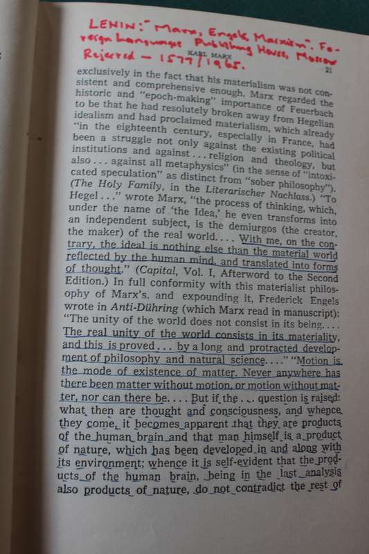 V.I. LENIN. Marx, Engels, Marxism. (Sixth English Edition)