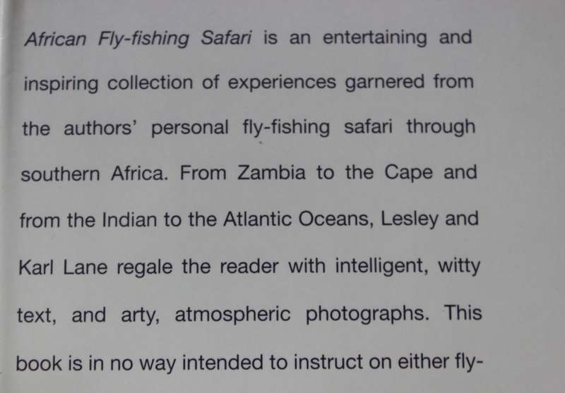 AFRICAN FLY-FISHING SAFARI. Karl & Lesley Lane.