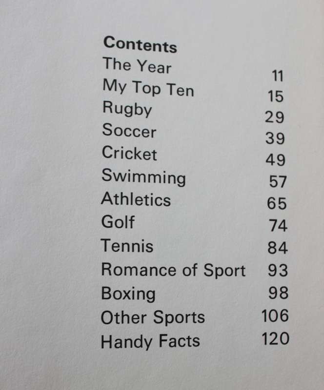 THE 1967 SOUTH AFRICAN SPORTS ANNUAL. A Rand Daily Mail Production.