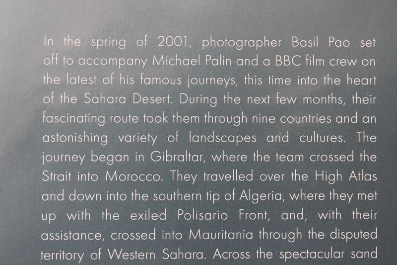 INSIDE SAHARA. Photographs by Basil Pao. Introduction by Michael Palin.