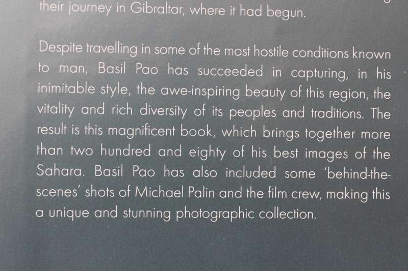 INSIDE SAHARA. Photographs by Basil Pao. Introduction by Michael Palin.