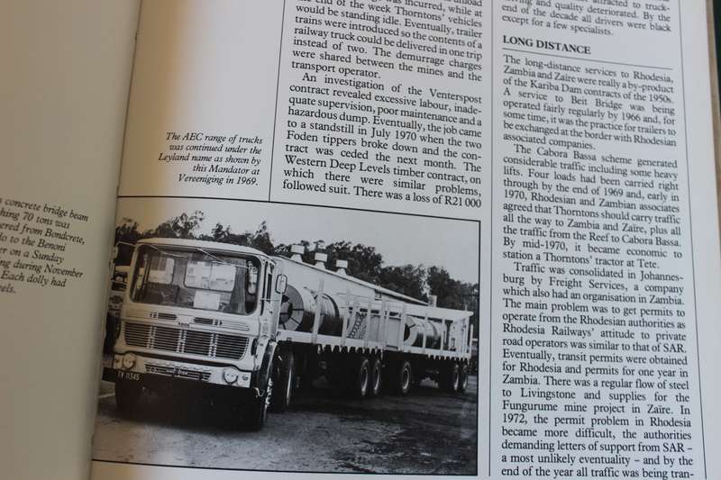 OUR WORLD ON WHEELS. History of United Transport in South Africa 1962-1987. T.B. Maund.