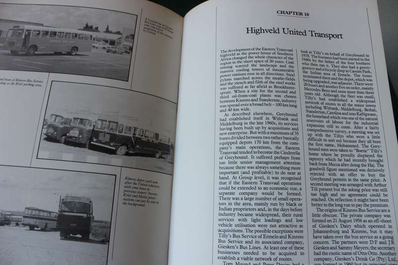 OUR WORLD ON WHEELS. History of United Transport in South Africa 1962-1987. T.B. Maund.