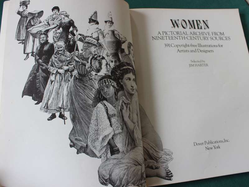 WOMEN by Jim Harter. (A pictorial archive from 19th-Century Sources) Copyright-free.