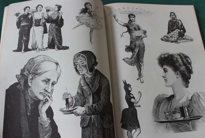WOMEN by Jim Harter. (A pictorial archive from 19th-Century Sources) Copyright-free.
