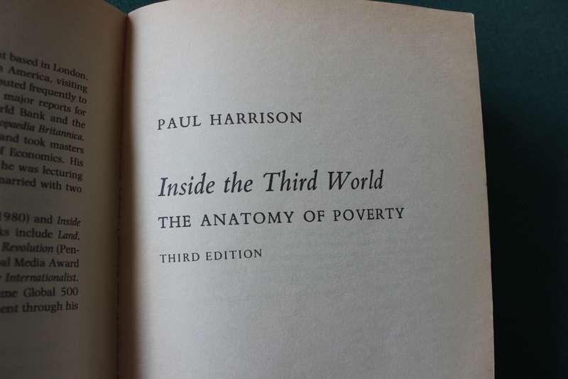 INSIDE THE THIRD WORLD. Paul Harrison. Third edition 1993. With a new postscript.
