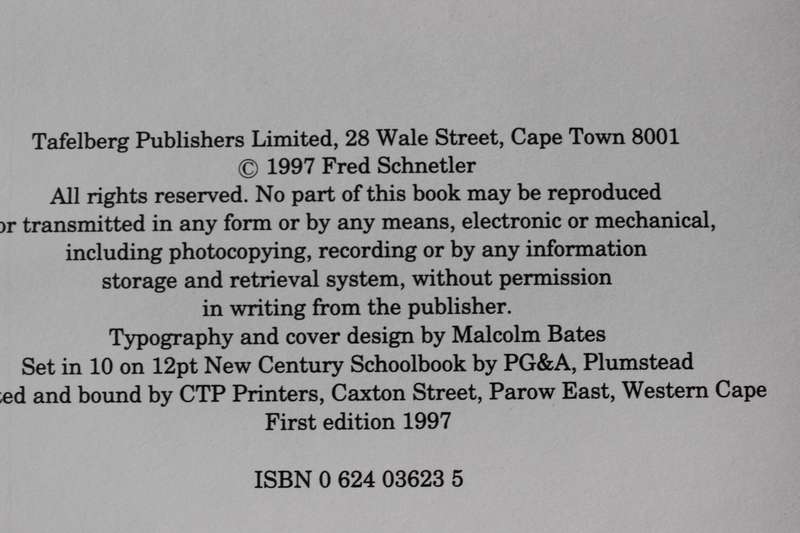 FRED SCHNETLER. A Century of Cars.