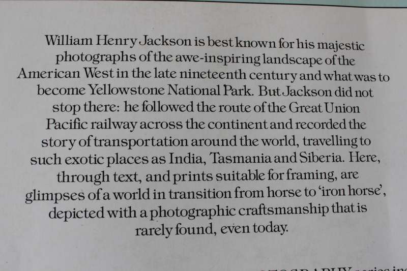 MASTERS OF PHOTOGRAPHY. William Henry Jackson.
